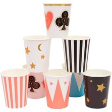 Meri Meri - Magic Cups - Sihirbaz Bardaklar - 8'li