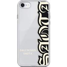 Dali Design iPhone 8 Uyumlu Şeffaf Kılıf Sadta Tasarımlı
