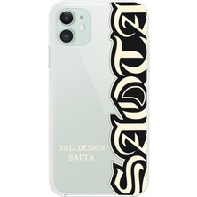 Dali Design iPhone 11 Uyumlu Şeffaf Kılıf Sadta Tasarımlı