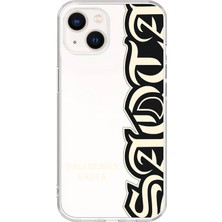 Dali Design iPhone 15 Plus Uyumlu Şeffaf Kılıf Sadta Tasarımlı