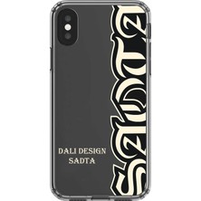 Dali Design iPhone x Uyumlu Şeffaf Kılıf Sadta Tasarımlı