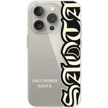 Dali Design iPhone 15 Pro Uyumlu Şeffaf Kılıf Sadta Tasarımlı