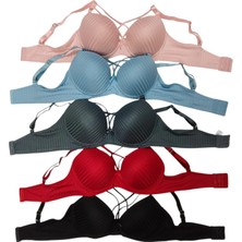 Wear Treasure C Cup Telli Süngerli Içi Boş Çapraz Ipli  Sütyen