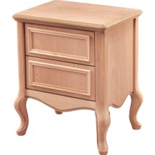 Mobilya Baba Termal Komodin Cilasız Ham Ahşap