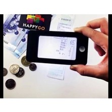 Güllü E Store Iphone  Şekli LED Işıkları ile LED AYDINLATMALI,3X5X,OKUMA Büyüteç