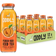 ODDLY Peachrooı Soğuk Çay Cam Şeftali Rooıbos 250 ml x 12 Adet