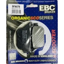 EBC FREN BALATASI ORGANİK SFA678 2014-2016 Yamaha XMAX 250 Arka F