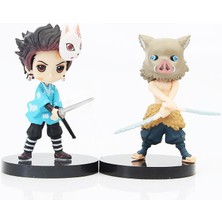 Teenspirite Anime Iblis Avcısı Kimetsu Hiçbir Yaiba Şekil Q Posket Kamado Tanjirou Kamado Nezuko Agatsuma Şekil Oyuncaklar 7 cm (Yurt Dışından)