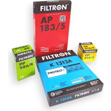 Vass41 Audi A1 2015-2018 1.4 Dizel Cus Motor Filtron Filtre Seti Takımı