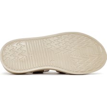 Derimod Kadın Vizon Bantlı Deri Comfort Sandalet 25SFD300418