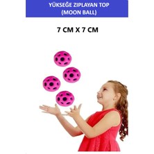 ZETCONCEPT Moon Ball (Yükseğe Zıplayan Top) - 7 cm - Süper Eğlenceli Uzay Topu - Space Ball - Bouncy Ball