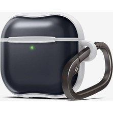 Spigen AirPods 4 ile Uyumlu Kılıf Classic C1 Retro Tasarım Gri Kapak - ACS08645 (Spigen TR Garantili)