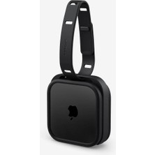 Spigen Apple TV 4K (3. nesil) Duvar Montaj Standı Silicone Fit Black - AMP05858