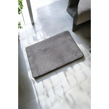 Thorin 40 x 60 cm  Banyo Paspası Gri Overloklu 1 Adet