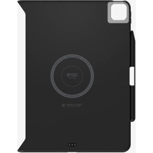 Spigen iPad Air 13" M3 (2025) / M2 (2024) Kılıf Enzo Aramid OneTap Metal Ring MagFit Black - ACS07670