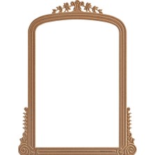 Mobilya Baba Sarıkaya 92 Lik Ayna Cilasız Ham Ahşap