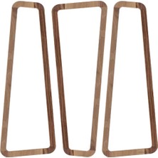 Mobilya Baba Ferizli 3'lü Ceviz Ayna Cilasız Ham Ahşap