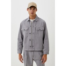 United Colors Of Benetton Erkek Gri Gömlek (Model Kodu: 123A5UYYUQ02E )