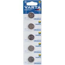 Varta CR2032 3 Volt Lityum Pil (5'li Paket)