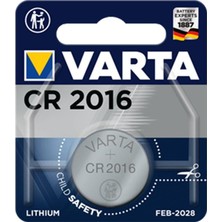 Varta CR 2016 3 Volt Lityum Tekli Pil