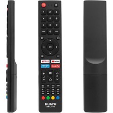 Huayu RM-L1718 Saba-Bravis-Changhong Netflix- Youtube- Prime Video- Google Play Tuşlu Universal Lcd-Led Tv Kumanda