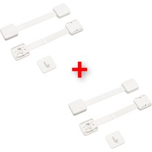 4 Adet Çekmece Kilidi İkea 4'lü Set Çocuk Çekmece Dolap Kilidi Plastik Güvenlik Kilidi Beyaz