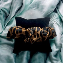 Velora Leopar Desenli Lastik Toka