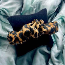 Velora Leopar Desenli Lastik Toka
