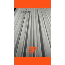 Çelik Tül Perde Ağır Gramajlı Ütü Istemez 1/3 Sık Pile