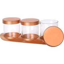 Ozcmax Bronz Baharat Seti Lüx 3lü Set