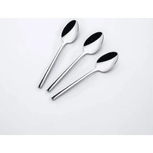 Ozcmax Çay Kaşığı - 12 Adet Çay Kaşığı 18/10 Paslanmaz Çelik