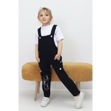 Unisex Çocuk Salopet Tulum Takım