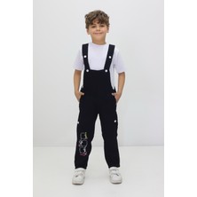 Unisex Çocuk Salopet Tulum Takım