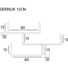 Decorlayn Modern Duvar Rafı