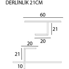 Modern Duvar Rafı