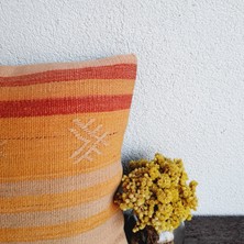 El Dokuma Kilim Kırlent Kılıfı 40X40 cm