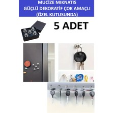 ZETCONCEPT Mucize Mıknatıs-Güçlü ve Çok Amaçlı Kullanım (Buzdolabı,kalorifer Peteği,fotoğraf ve Anahtar Tutucu)
