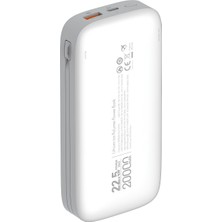Boğazören Kendinden Çoklu Kablolu 20000 Mah Hızlı Şarj Type-C Powerbank Scp 20w - 22.5w