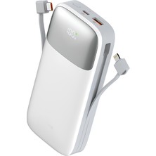 Boğazören Kendinden Çoklu Kablolu 20000 Mah Hızlı Şarj Type-C Powerbank Scp 20w - 22.5w
