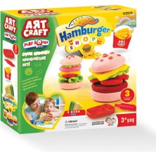 Insan Figürü + Hamburger + Pizza + Doğum Günü Art Craft Oyun Hamuru Eğitici Zeka Geliştirici Set
