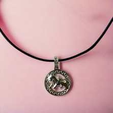 Sümerce Atölyesi Aslan Burcu Kolye Antik Gümüş