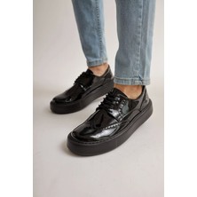 Shoecide SHO149 Bağcıklı Spor Klasik Rst Change Over Erkek Ayakkabı Sıyah