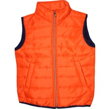 Mommo Kids Fosfor Turuncu Puf Şişme Yelek