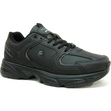 Wickers Siyah Bağcıklı Sneakers Spor Ayakkabı
