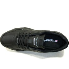 Wickers Siyah Bağcıklı Sneakers Spor Ayakkabı