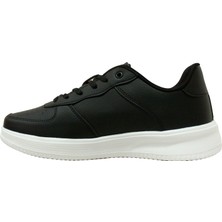 Wickers Siyah Beyaz Bağcıklı Sneakers Spor Ayakkabı
