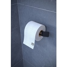 Alfams Beyaz Metal Yapışkanlı Modern Tuvalet Kağıtlık, Wc Kağıtlık, Tuvalet Kağıdı Askısı