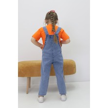 Unisex Çocuk Salopet Tulum Takım