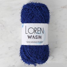 Loren Wash Saks Mavi El Örgü ipi - R025 - 34017