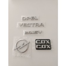 Opel Vectra 2.0 16V Bagaj Yazısı Cdx Kapı Yazısı Vectra B Bagaj Arması 5li Set Opel Vectra 2.016V